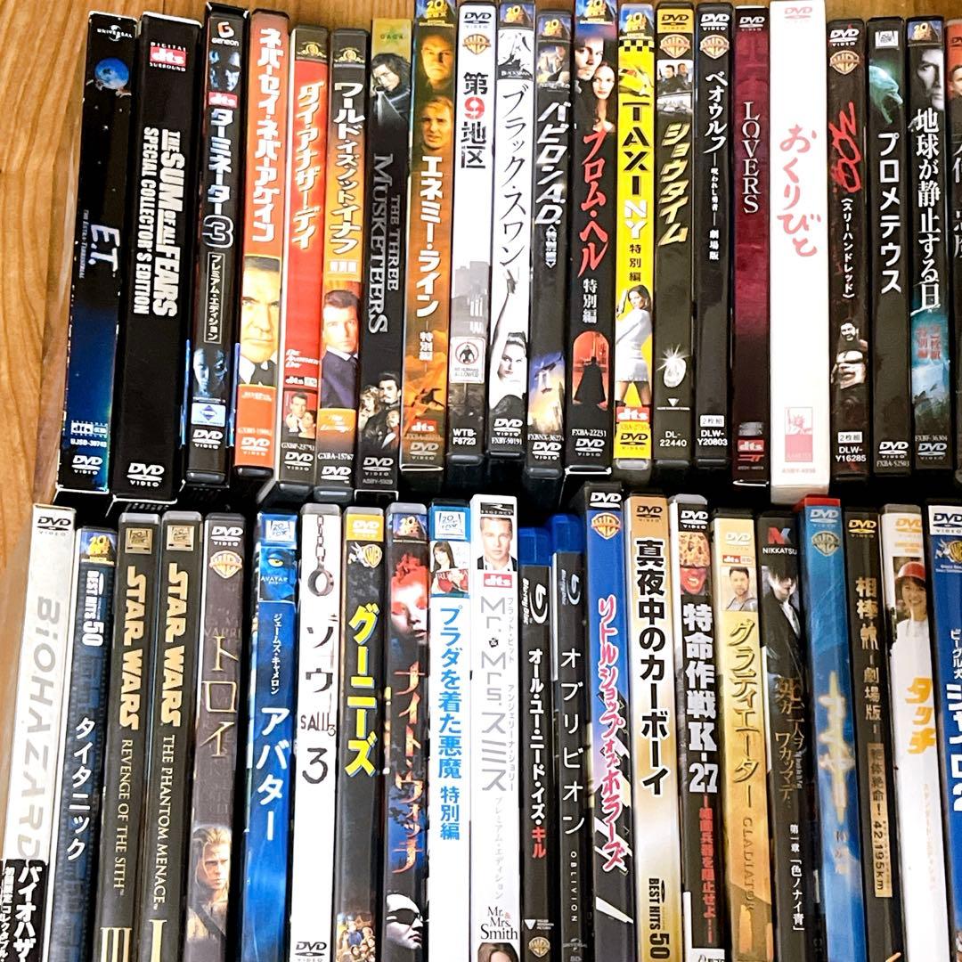 中古洋画・邦画・アニメDVD 110枚まとめ売り 大量DVDセット