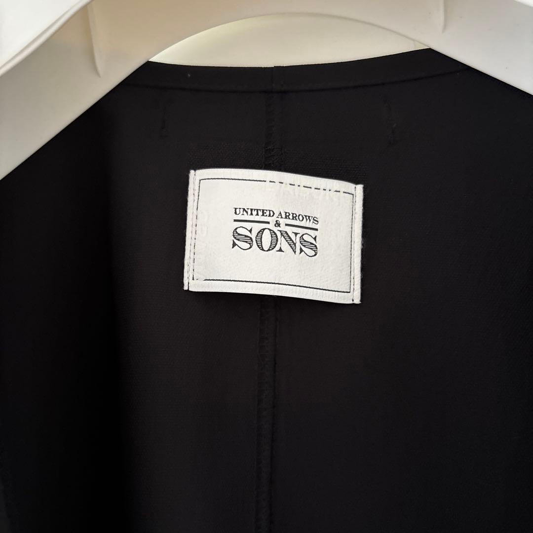 UNITED ARROWS & SONS ノーカラージャケット カーディガン
