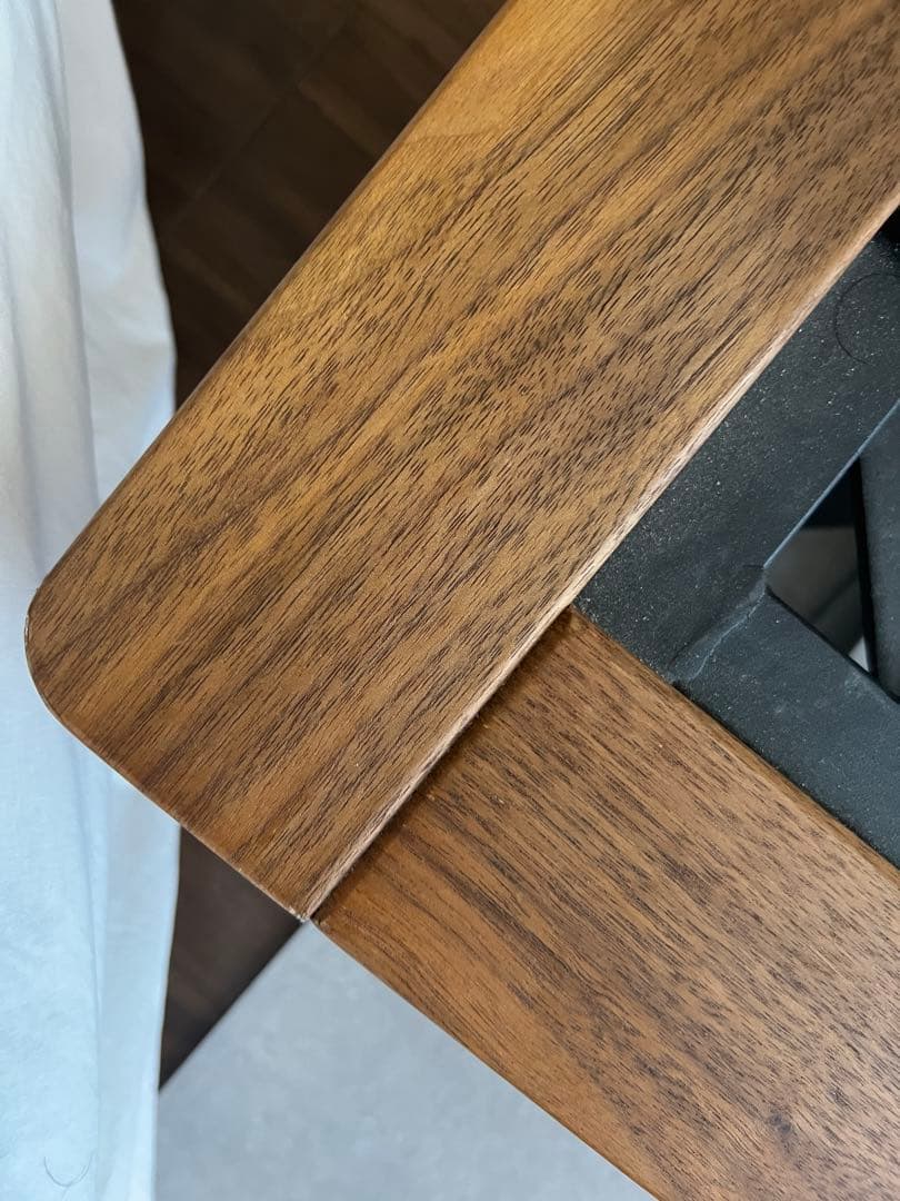 【直接受け取り可能】無印良品　セミダブルベッドフレーム　ウォールナット