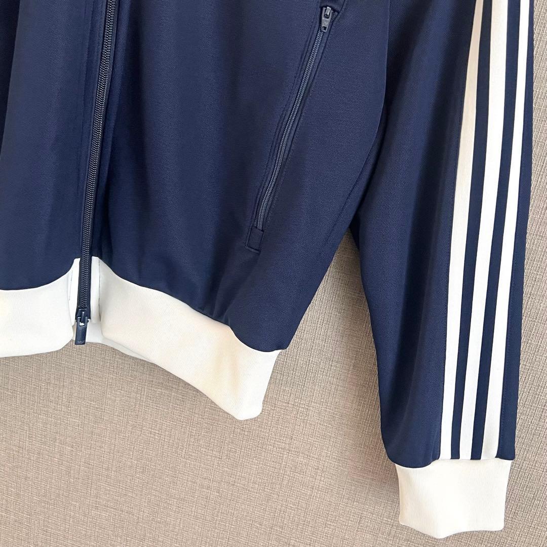 adidas ベッケンバウアー トラックトップ ジャージ M ネイビー