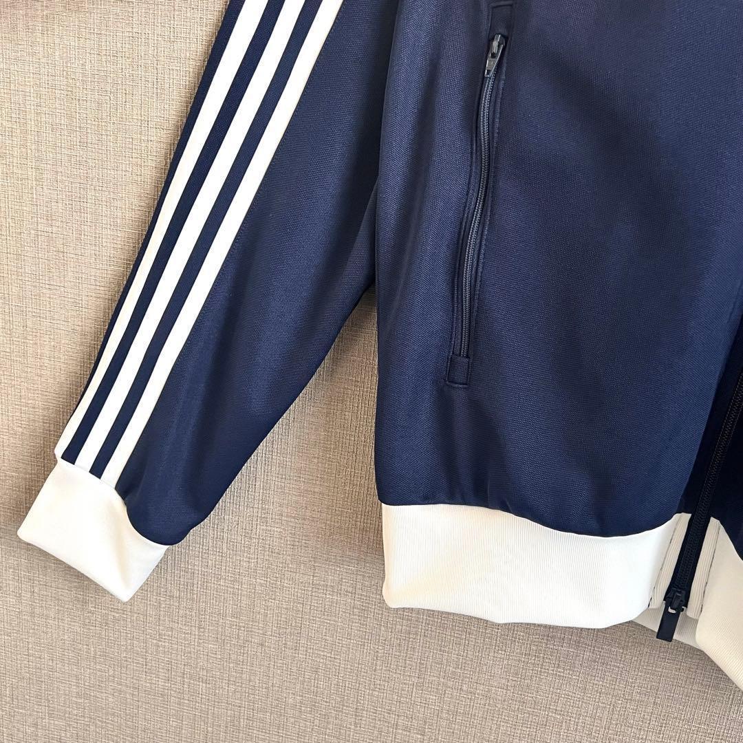 adidas ベッケンバウアー トラックトップ ジャージ M ネイビー