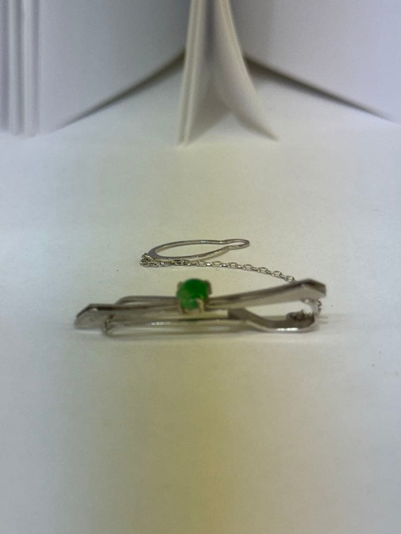 ｋ１４金ホワイトゴールドネクタイピン