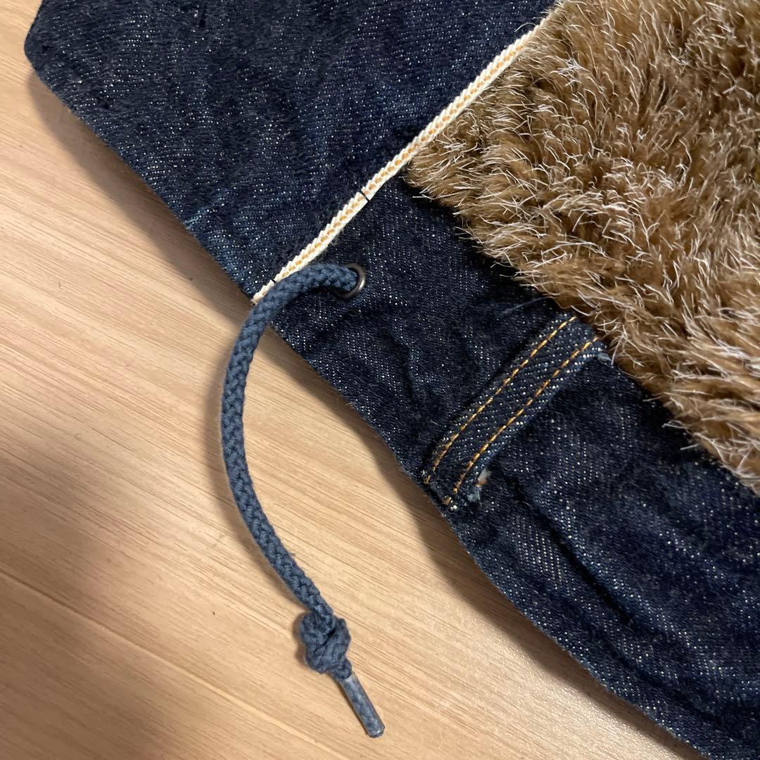 美品 45限定 HOUSTON DENIMEデニム N-1 デッキジャケット L