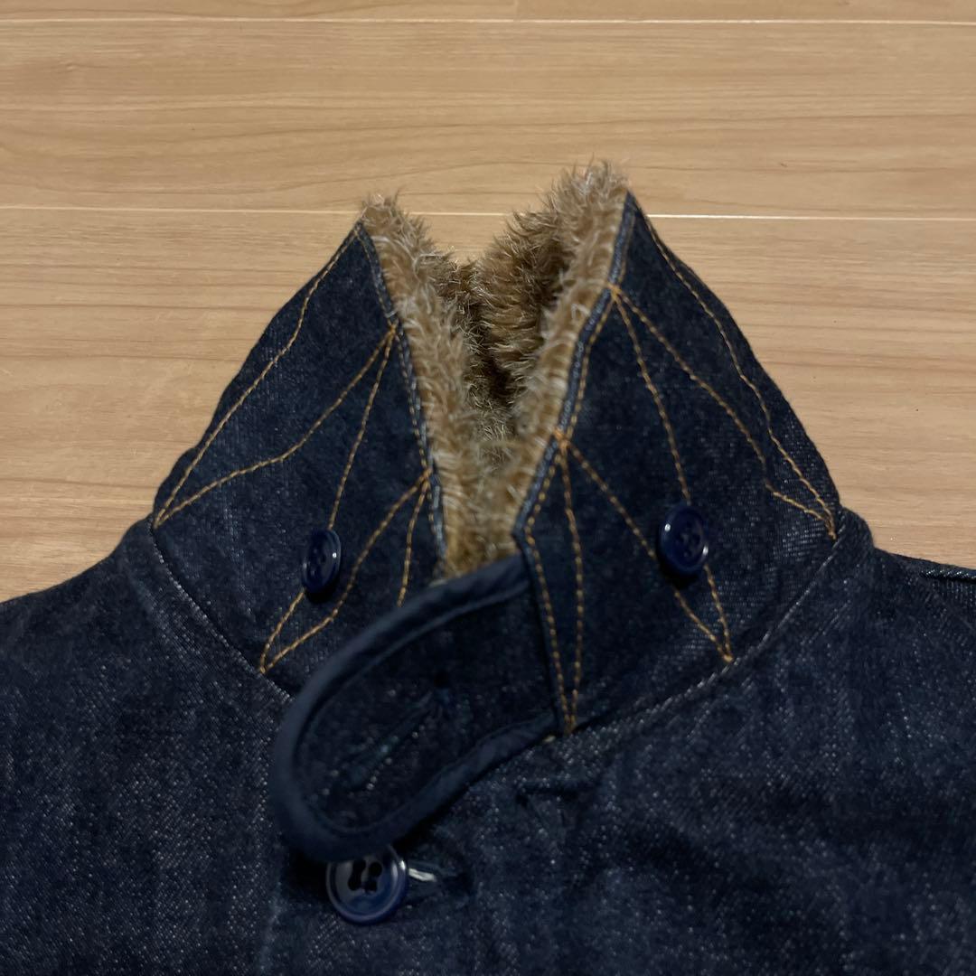 美品 45限定 HOUSTON DENIMEデニム N-1 デッキジャケット L