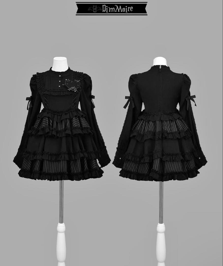 Dim Moire フリルに埋もれてみる悪夢ドレス Mサイズ