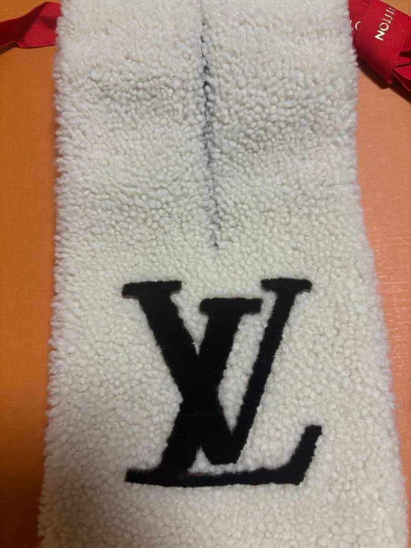 極美品LOUIS VUITTON エシャルプ・シャーリング マフラー ムートン
