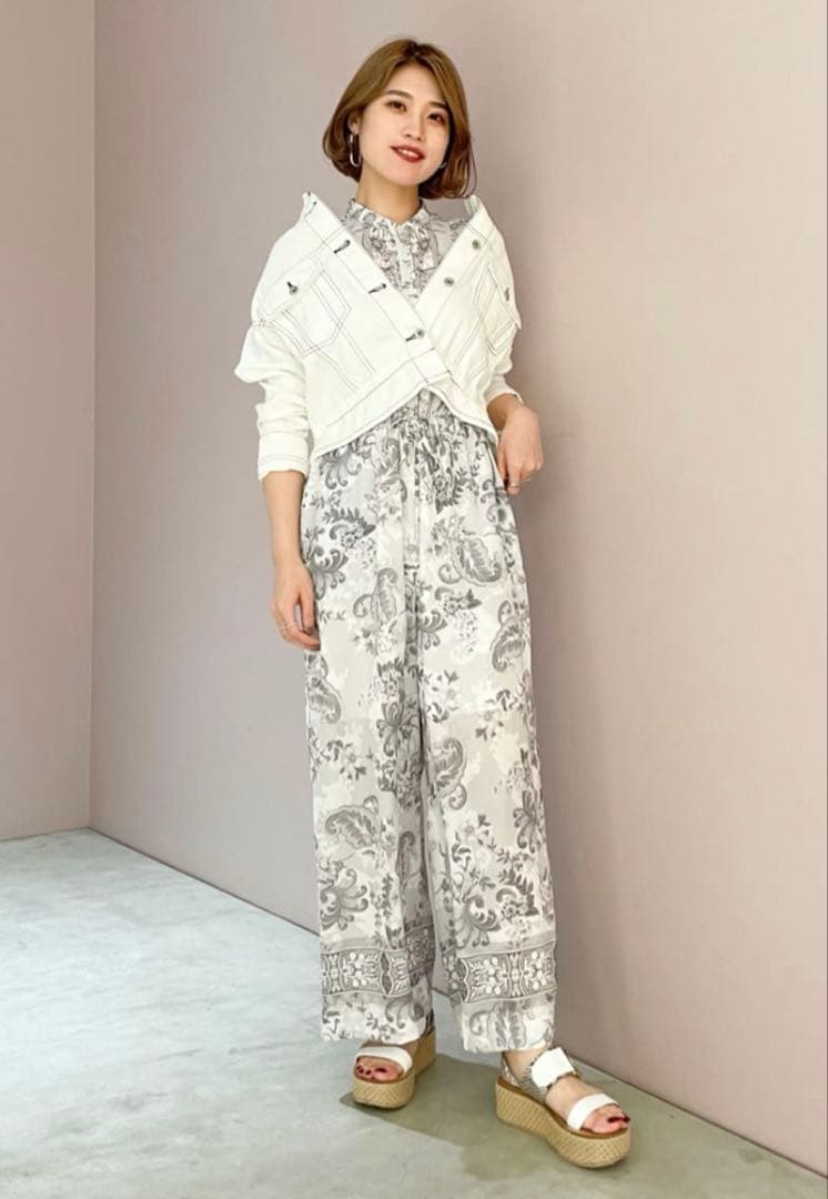 【未使用】グレースコンチネンタル サロペット ワイドシルエット 定価4.6万