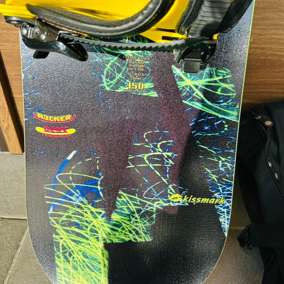 【美品】kisesmark CITY CORE RC スノーボード　ケース付き