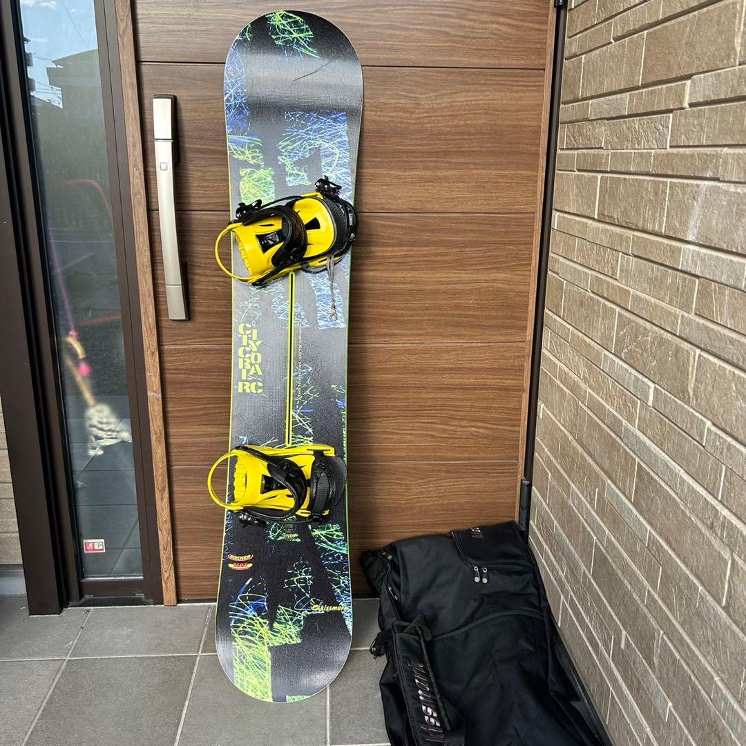 【美品】kisesmark CITY CORE RC スノーボード　ケース付き