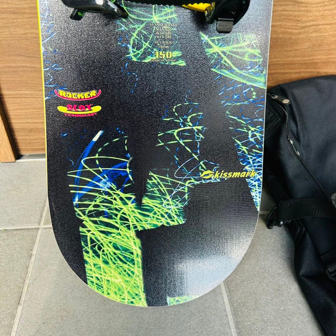 【美品】kisesmark CITY CORE RC スノーボード　ケース付き