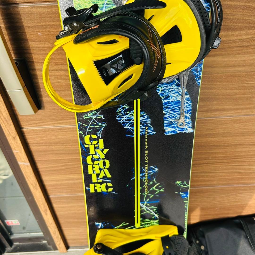 【美品】kisesmark CITY CORE RC スノーボード　ケース付き