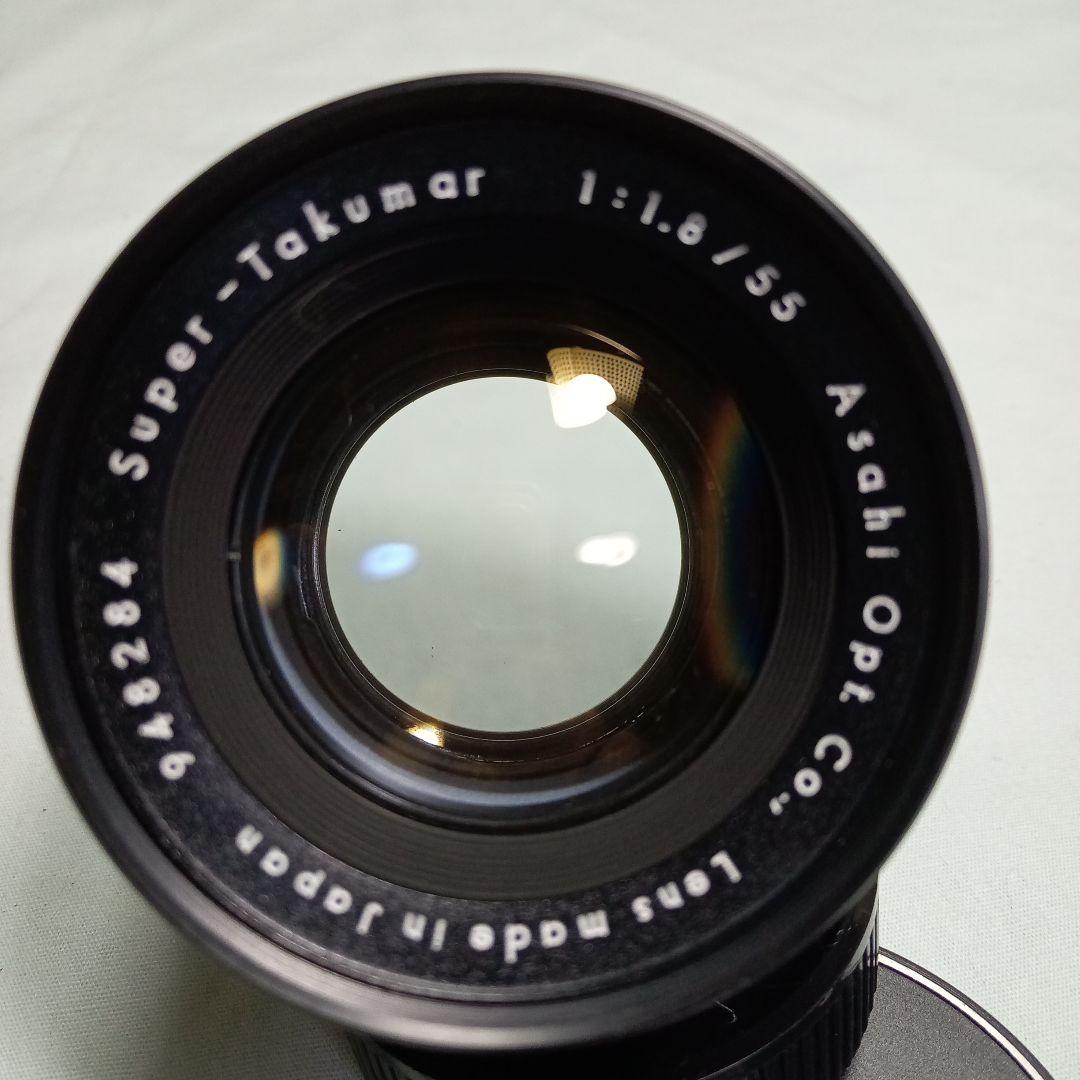 実写済　希少 前期型 スーパー タクマー 1:1.8/55 完動美品