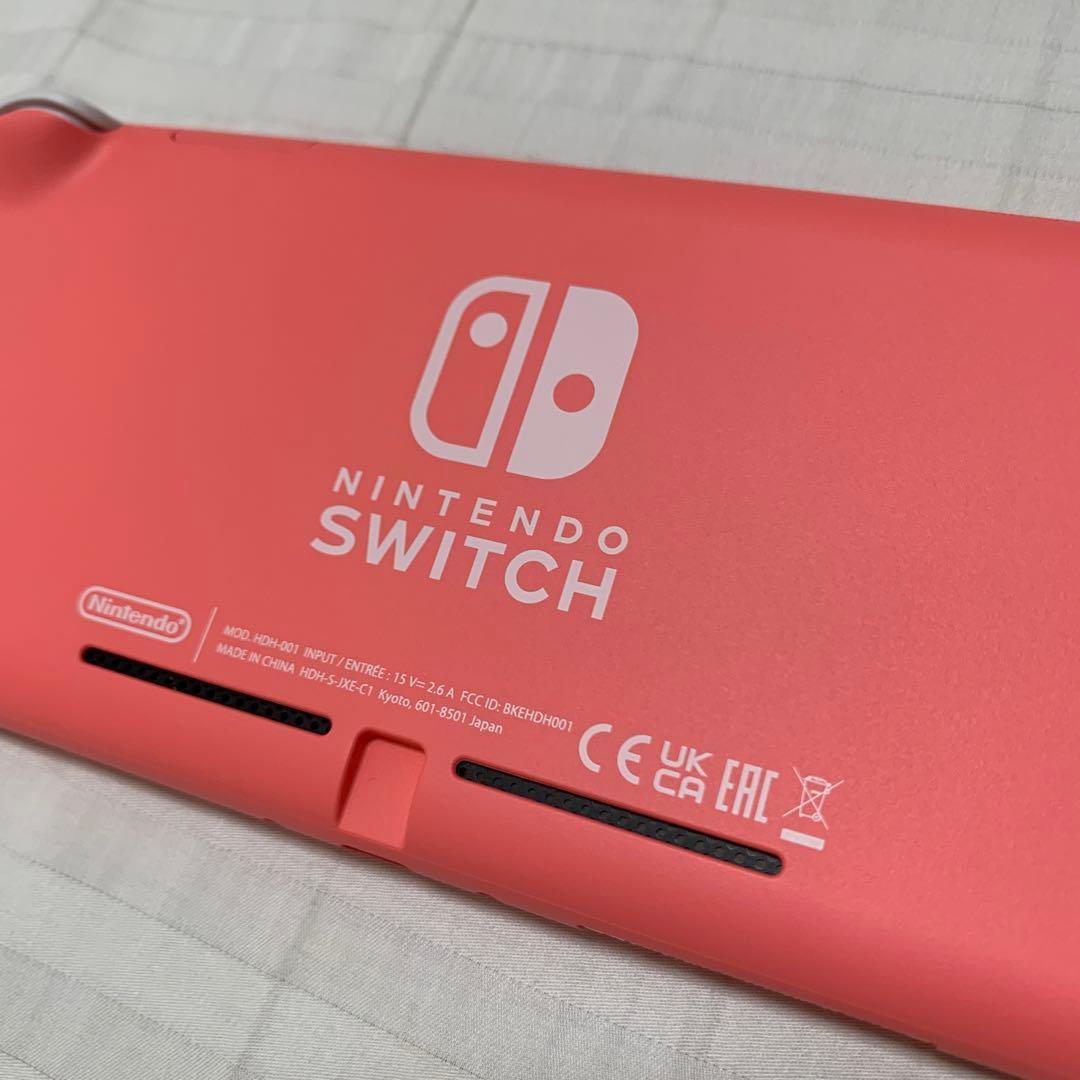 Nintendo Switch light 本体 コーラルピンク 美品