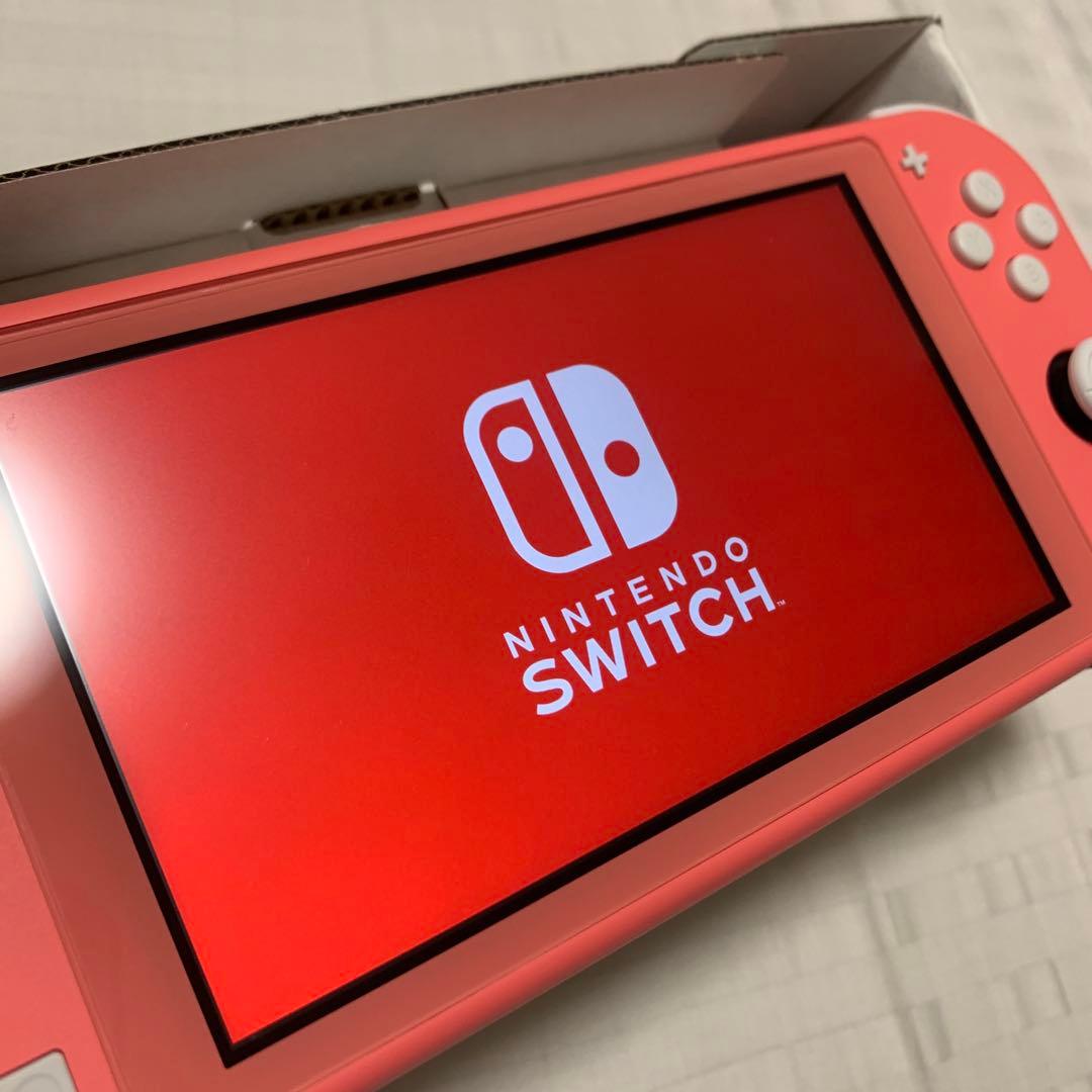 Nintendo Switch light 本体 コーラルピンク 美品