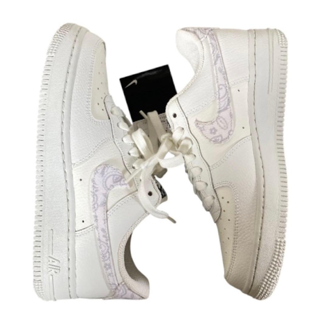 【未使用品タグ付き】ナイキ エアフォース1 ホワイト ペイズリー 24㎝