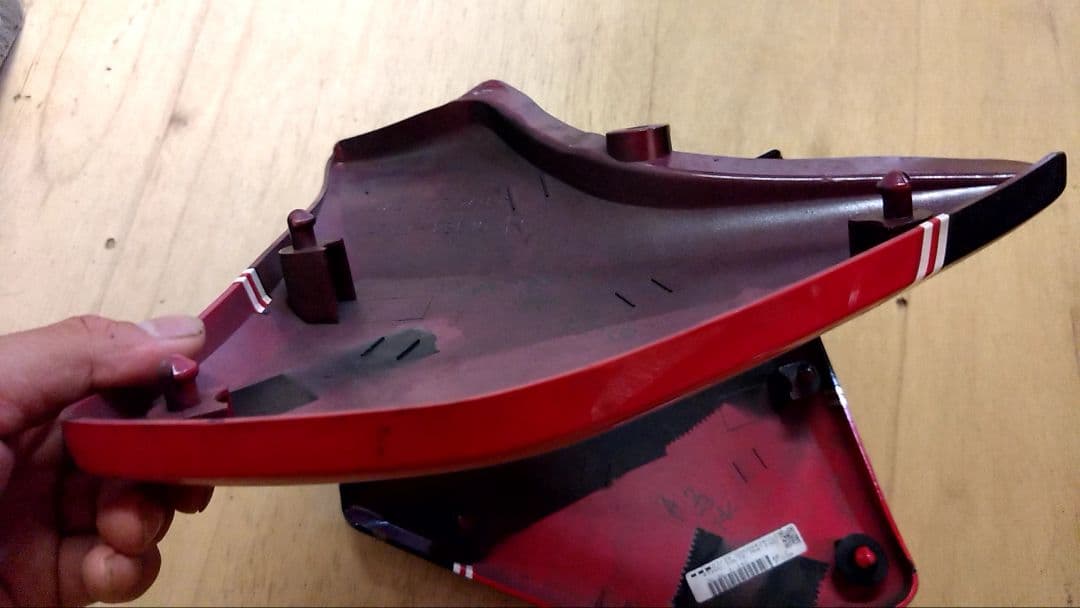 GSX400インパルス 純正サイドカバー、フロントフェンダーセットヨシムラカラー