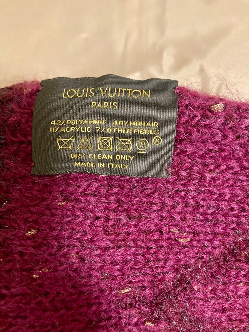 ★SALE★LOUIS VUITTON ルイヴィトン モノグラム ニットマフラー