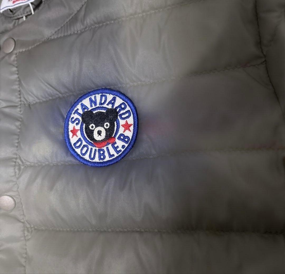【新品】ダブルビー　ダウンジャケット 薄手軽量　130