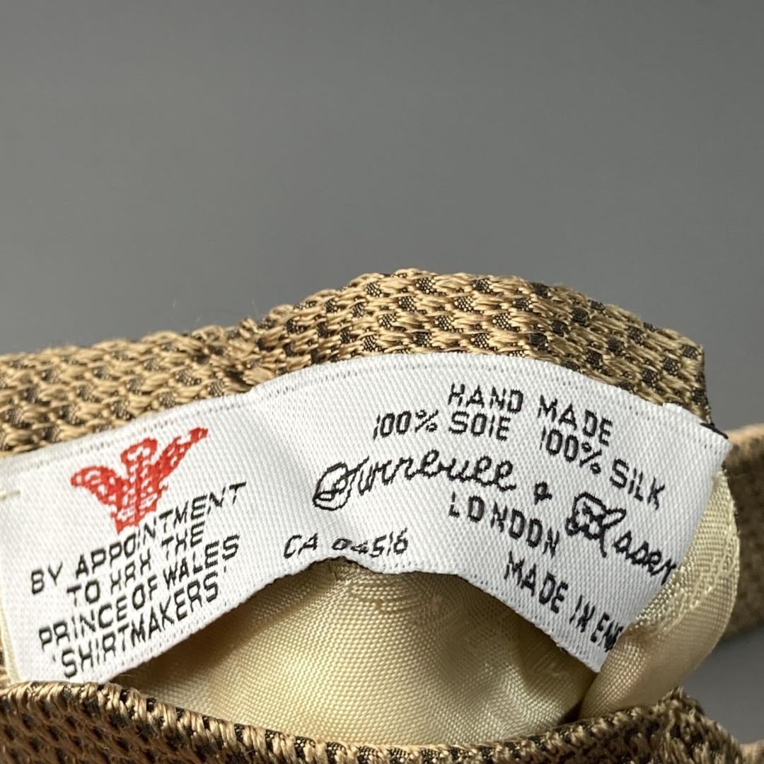 定価5.1万【未使用級】ターンブル＆アッサー シルクネクタイ 英国王室御用達