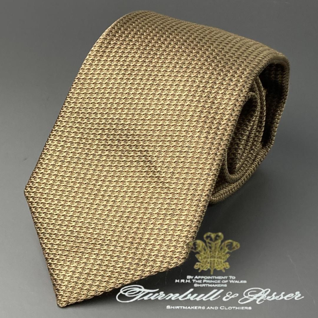 定価5.1万【未使用級】ターンブル＆アッサー シルクネクタイ 英国王室御用達