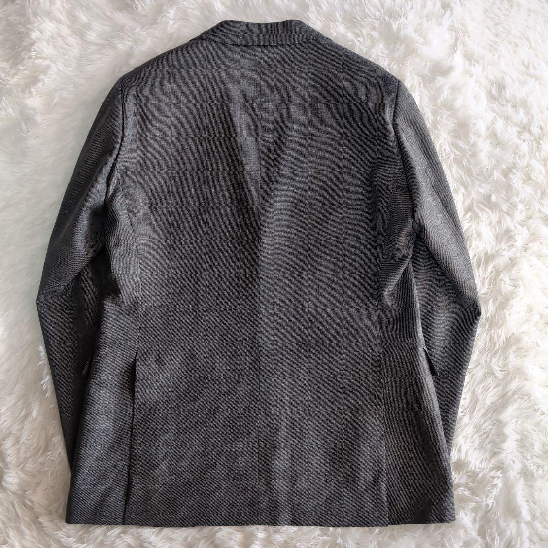 美品 スーツカンパニー REDA ホップサック スーツ スリーピース チャコール