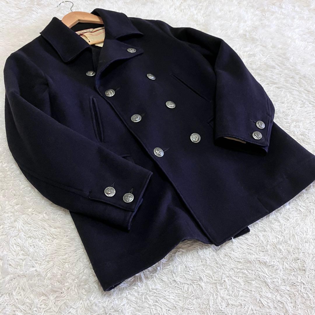 umii908 ピーコート ネイビー 銀ボタン 45R 45rpm 日本製