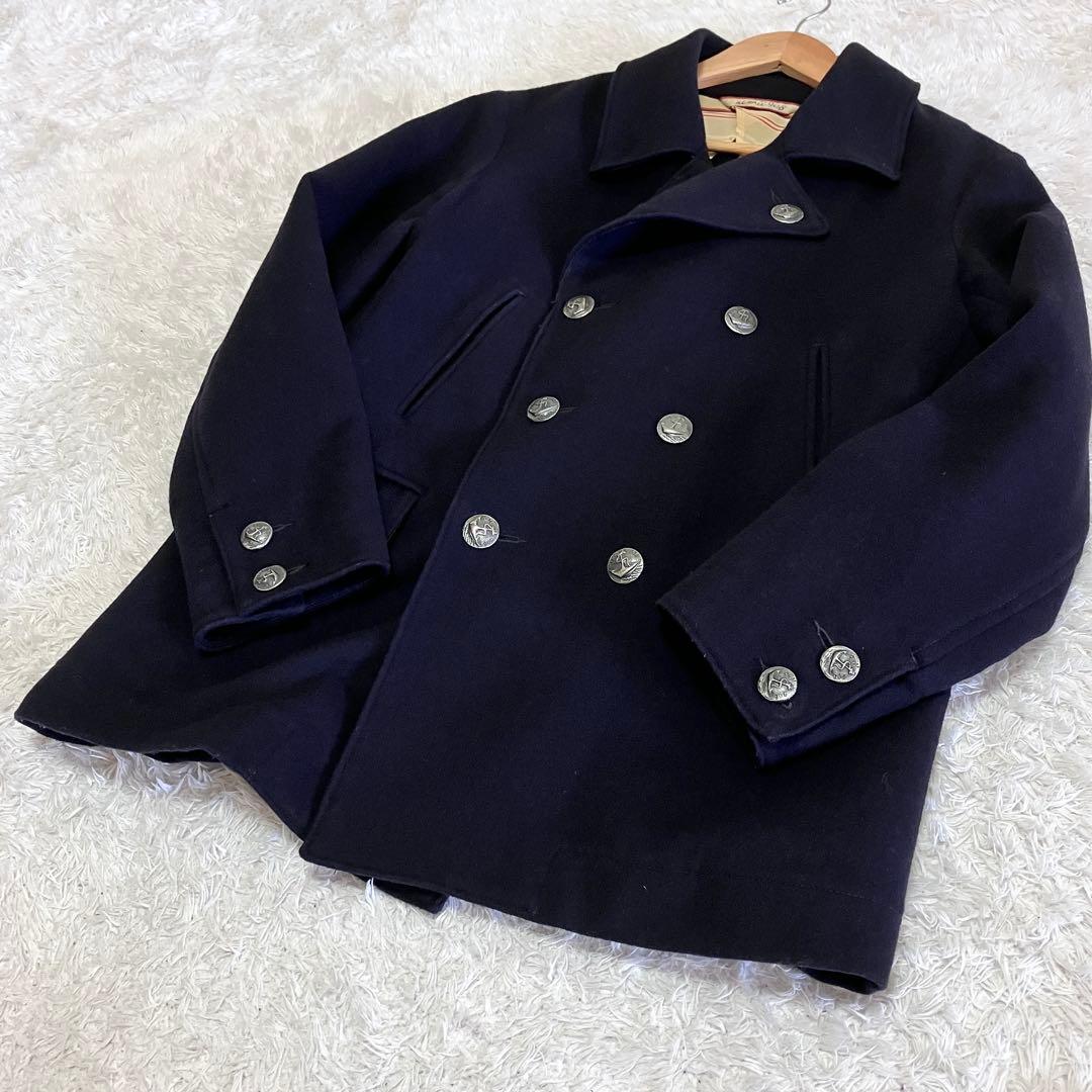 umii908 ピーコート ネイビー 銀ボタン 45R 45rpm 日本製