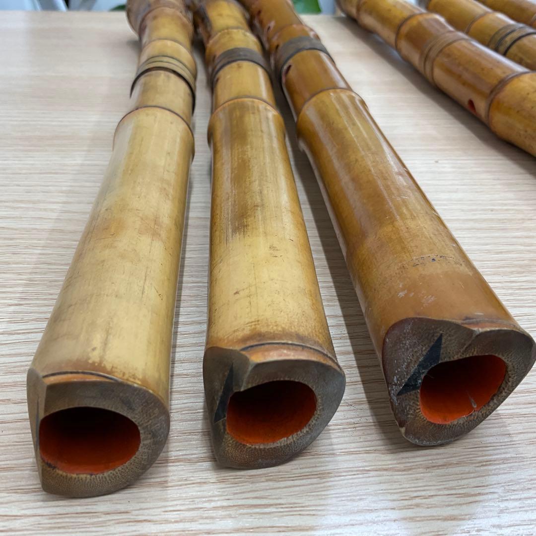 【俊洞作】尺八 竹製 6本まとめ売り