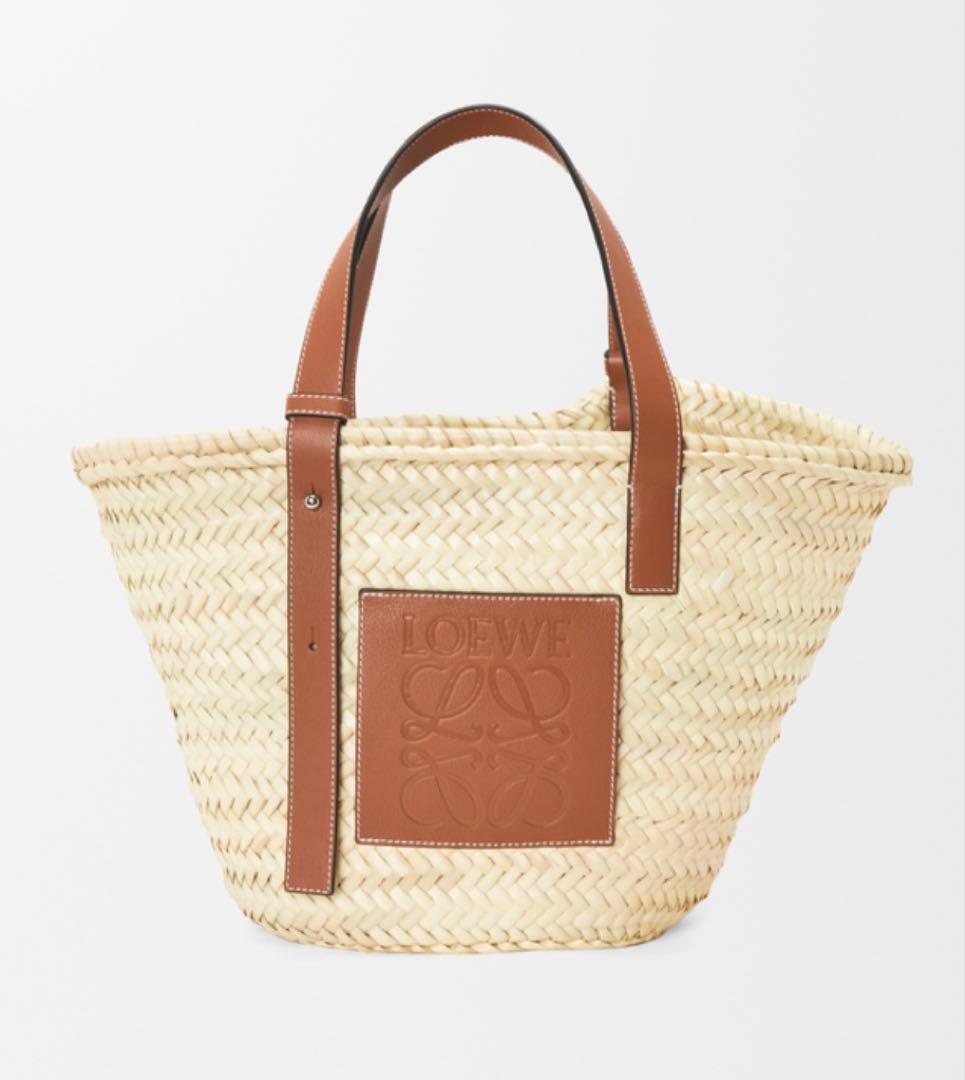 ロエベ　LOEWE カゴバック　ミディアム　美品　保存袋＆ショッパーあり