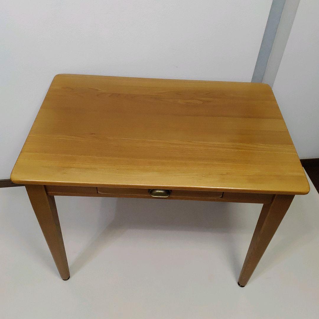 希少 ヴィンテージ 飛騨産業 HIDA キツツキマーク デスク 机 引き出し