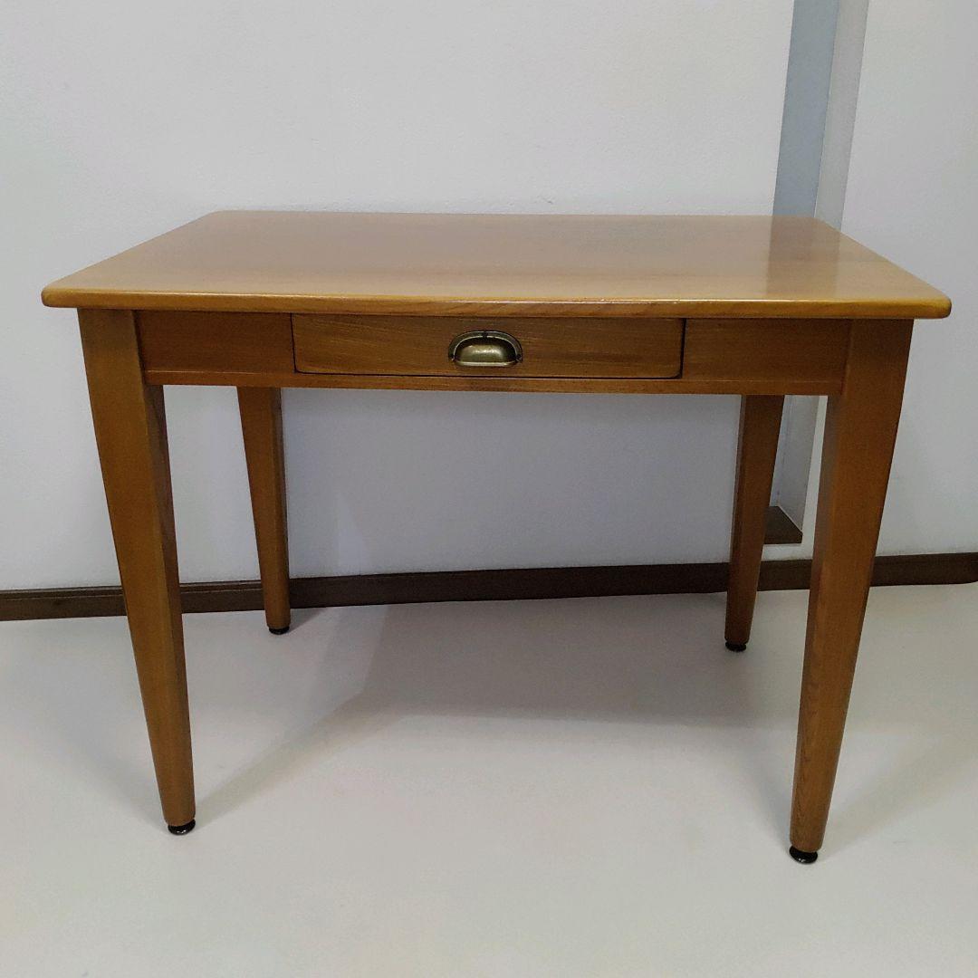 希少 ヴィンテージ 飛騨産業 HIDA キツツキマーク デスク 机 引き出し