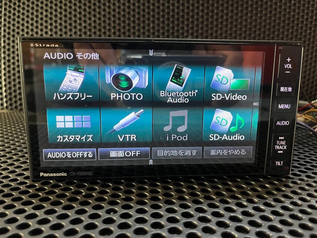 HDDナビPanasonicストラーダ　バックカメラ地デジブルートゥースDVD
