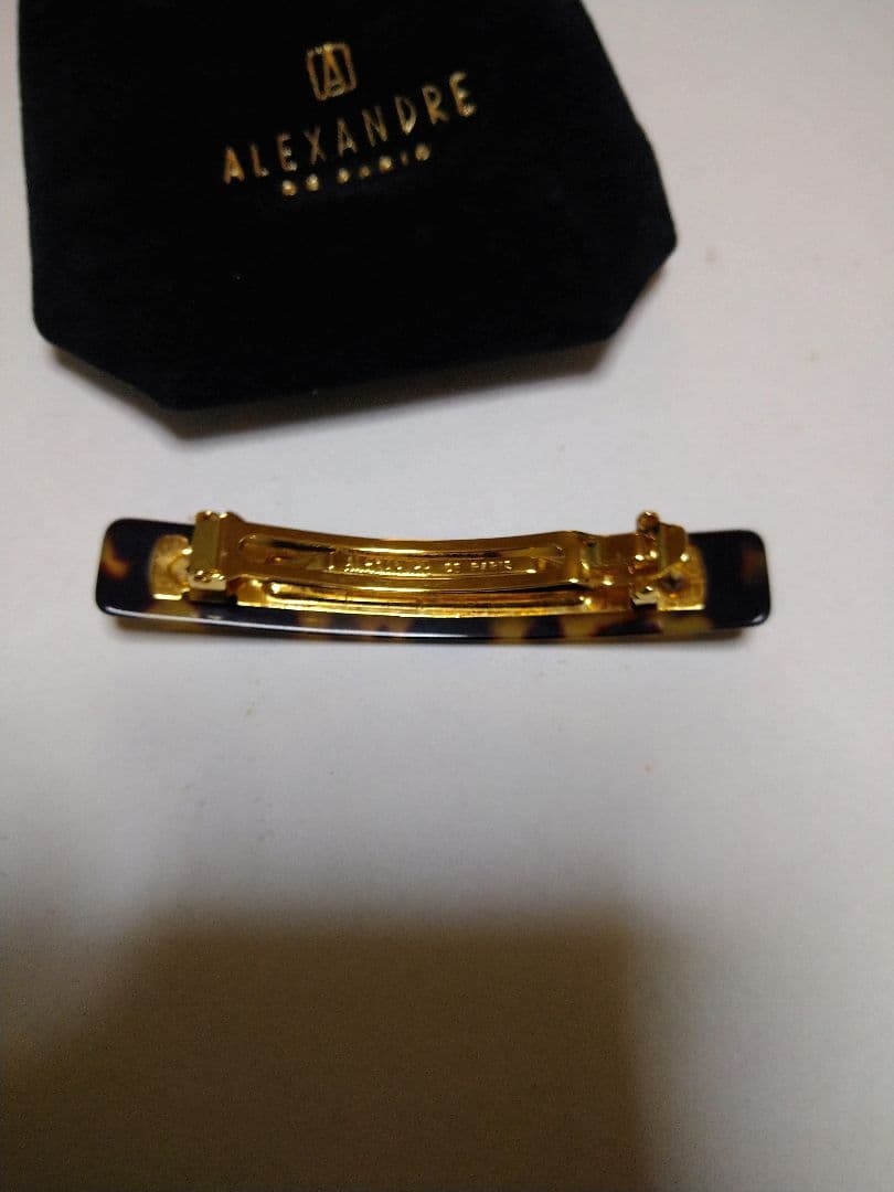 ALEXANDRE DE PARIS べっ甲風 バレッタ