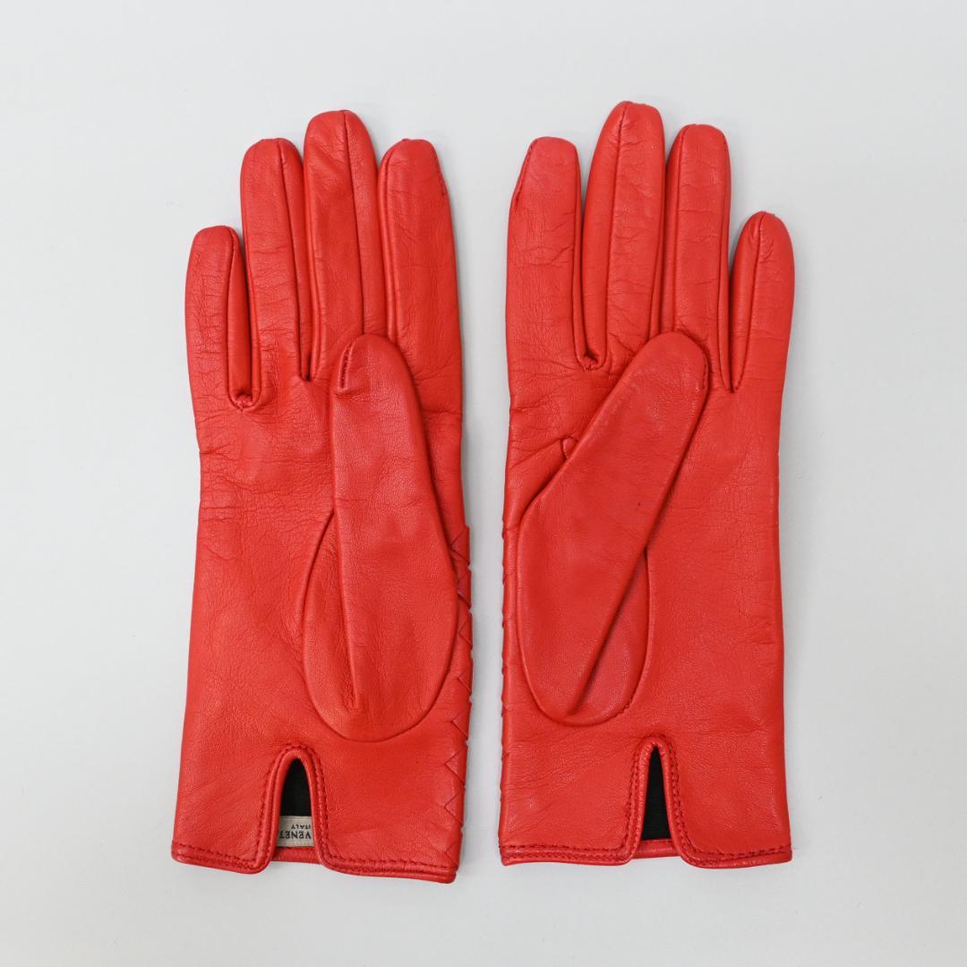 ■ 48256★冬 ボッテガヴェネタ イントレチャート 手袋 グローブ”