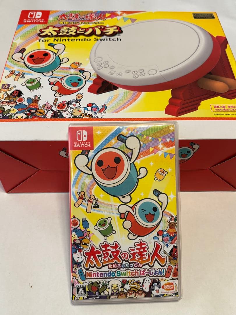 太鼓の達人 for Nintendo Switch ソフト太鼓とバチセット
