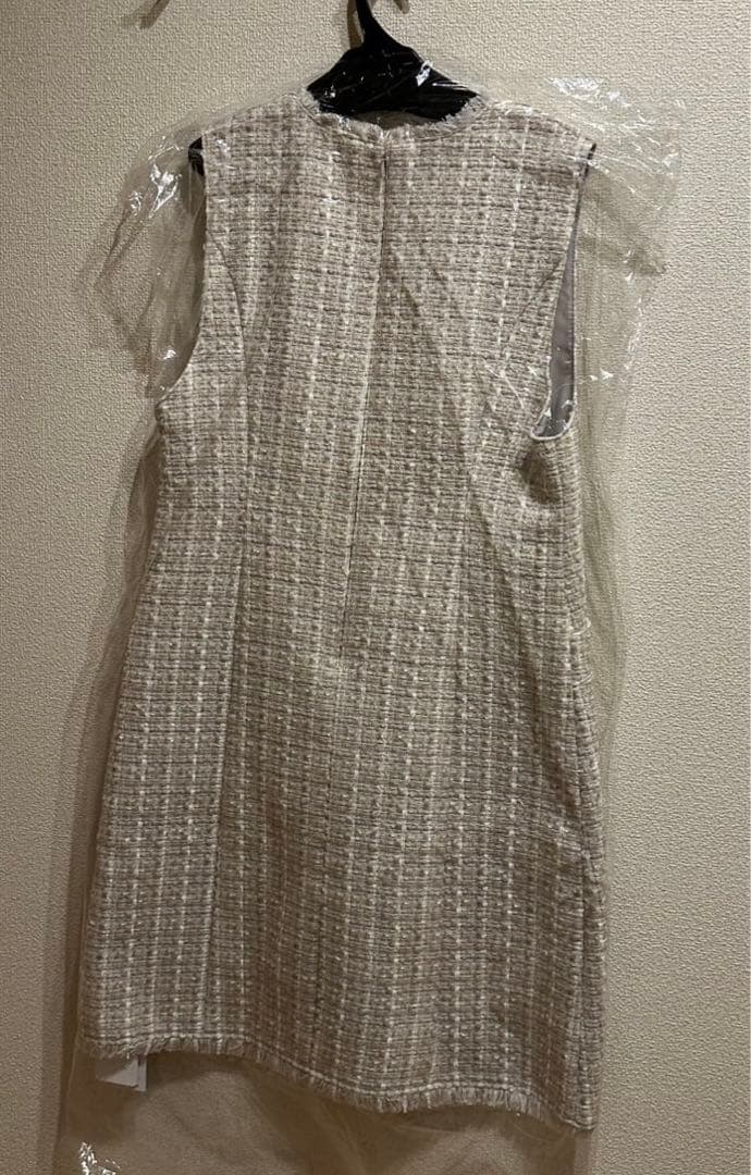 ジャスグリッティー　完売品　希少色　マルイ限定　新品・定価以下ツイードワンピース