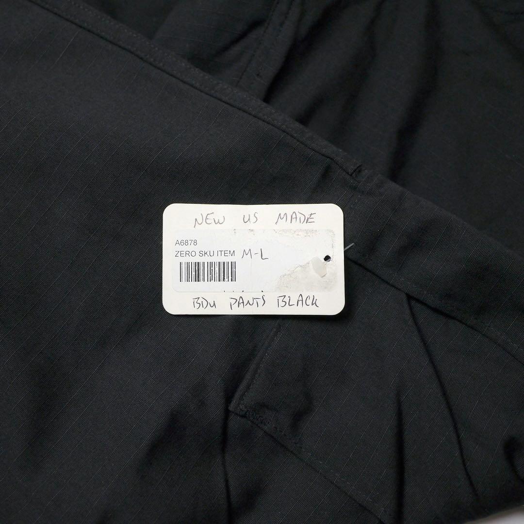 デッド90sビンテージBLACK 357 BDUミリタリー カーゴパンツ黒Mレア
