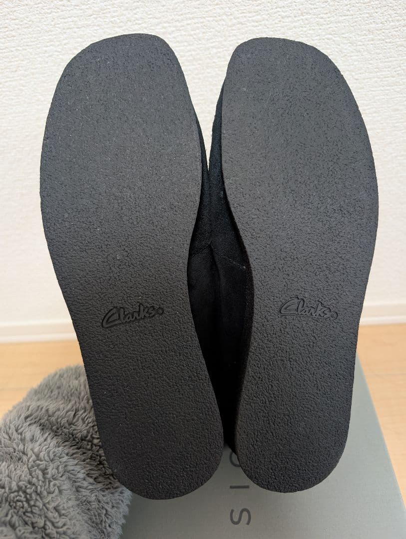 Clarks ワラビー evo WP ブラックスエード 25.0/UK7.0 黒