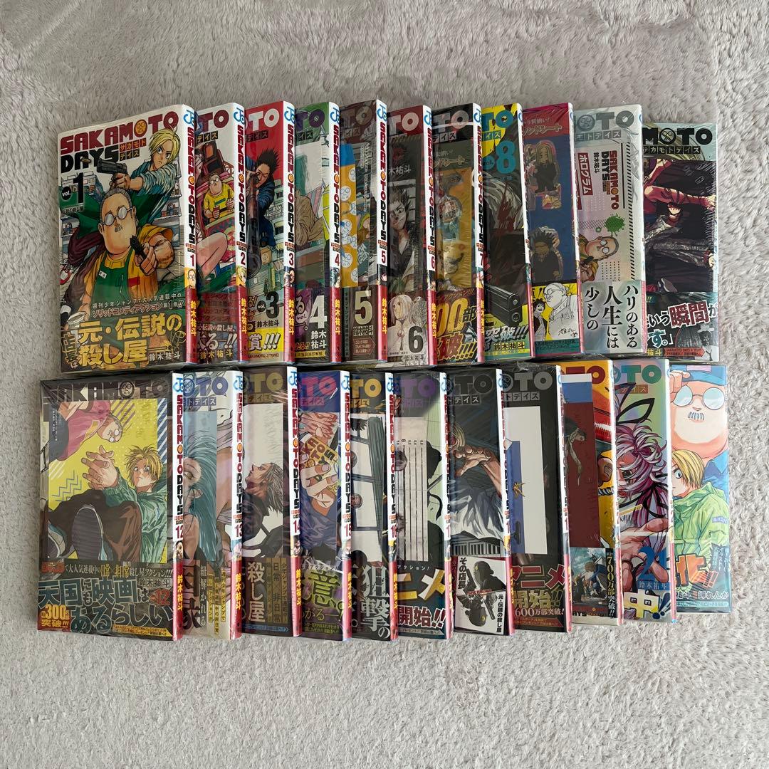 サカモトデイズ　全巻初版セット　1-23巻➕小説　新品