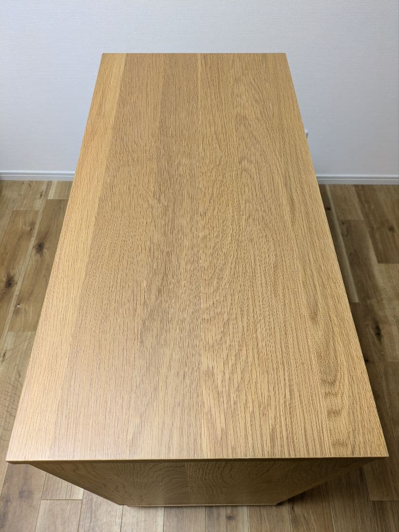 無印良品 オーク材キャビネット・ガラス扉