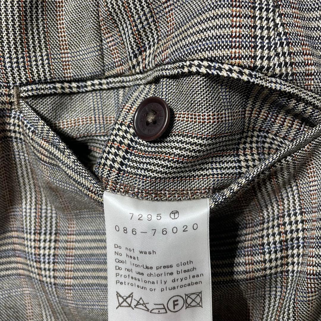 美品　ドレステリア　ストレッチ　セットアップスーツ　グレンチェック