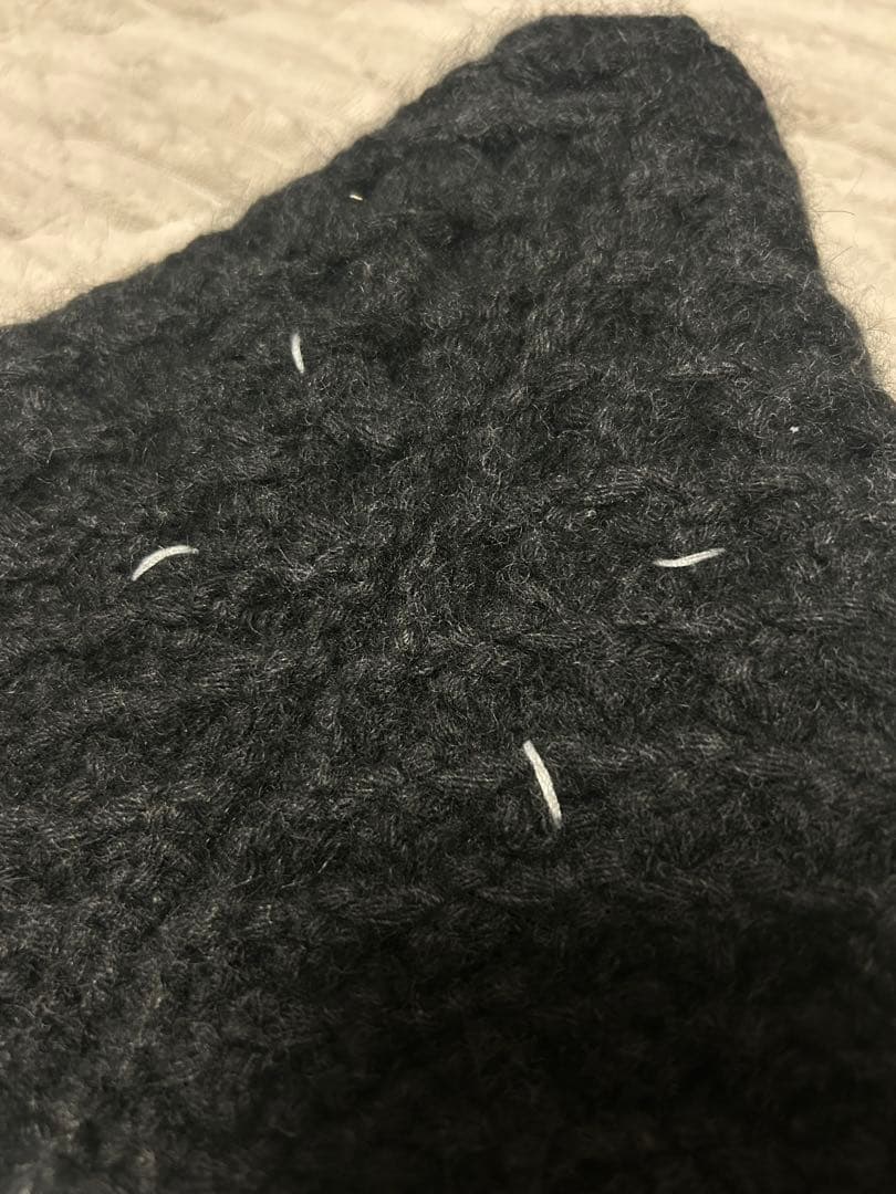 MAISON MARTIN MARGIELA ケーブルニットマフラー