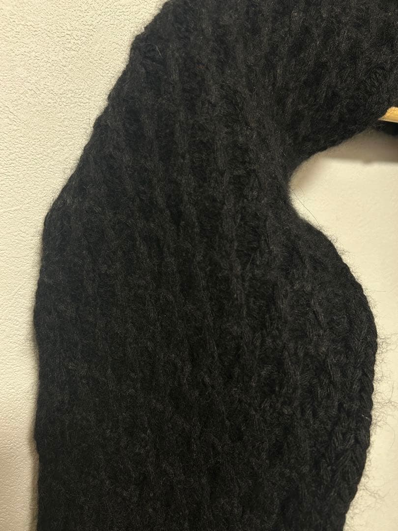 MAISON MARTIN MARGIELA ケーブルニットマフラー