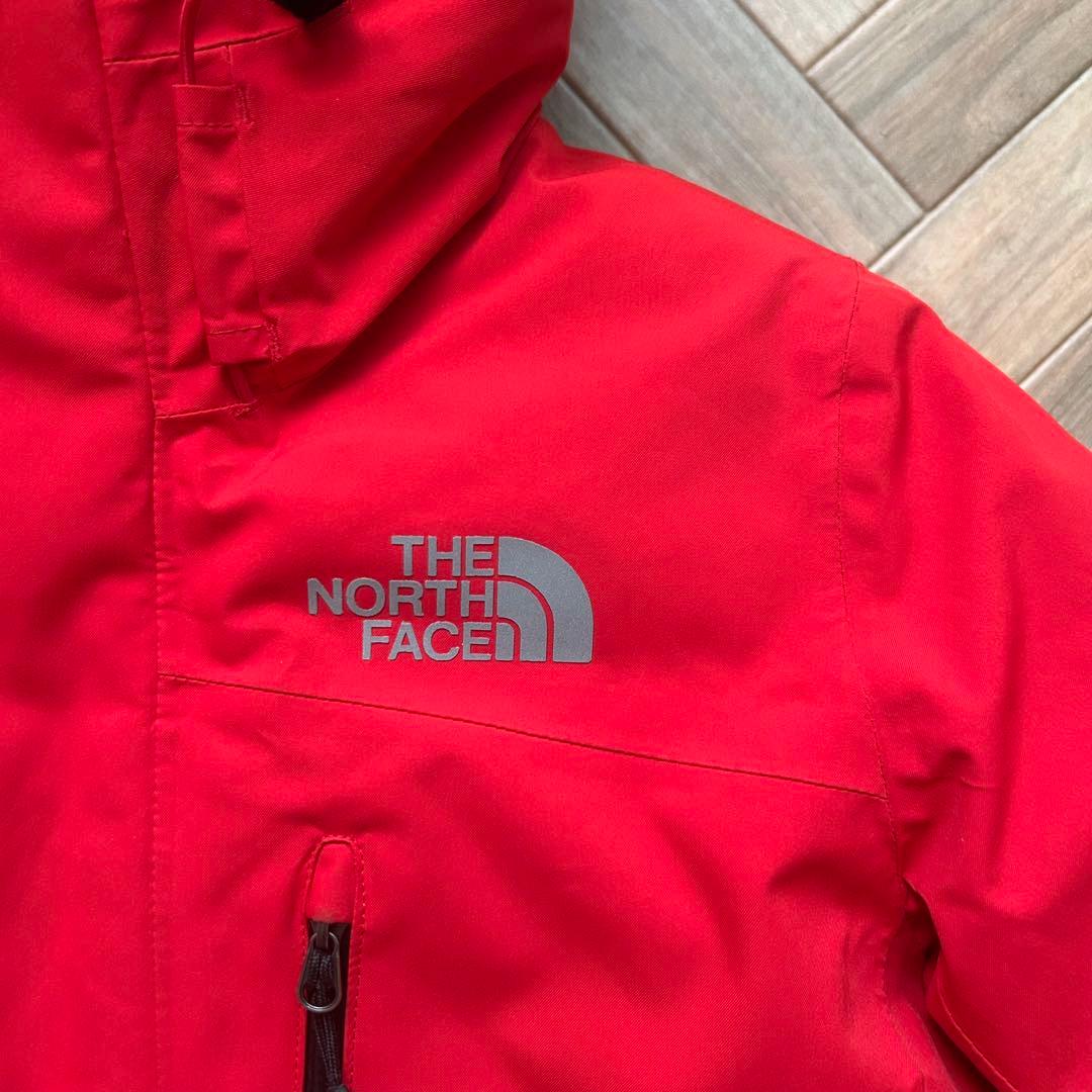【希少】　ザノースフェイス 　ダウン　スキーウェア　キッズ　120 レッド