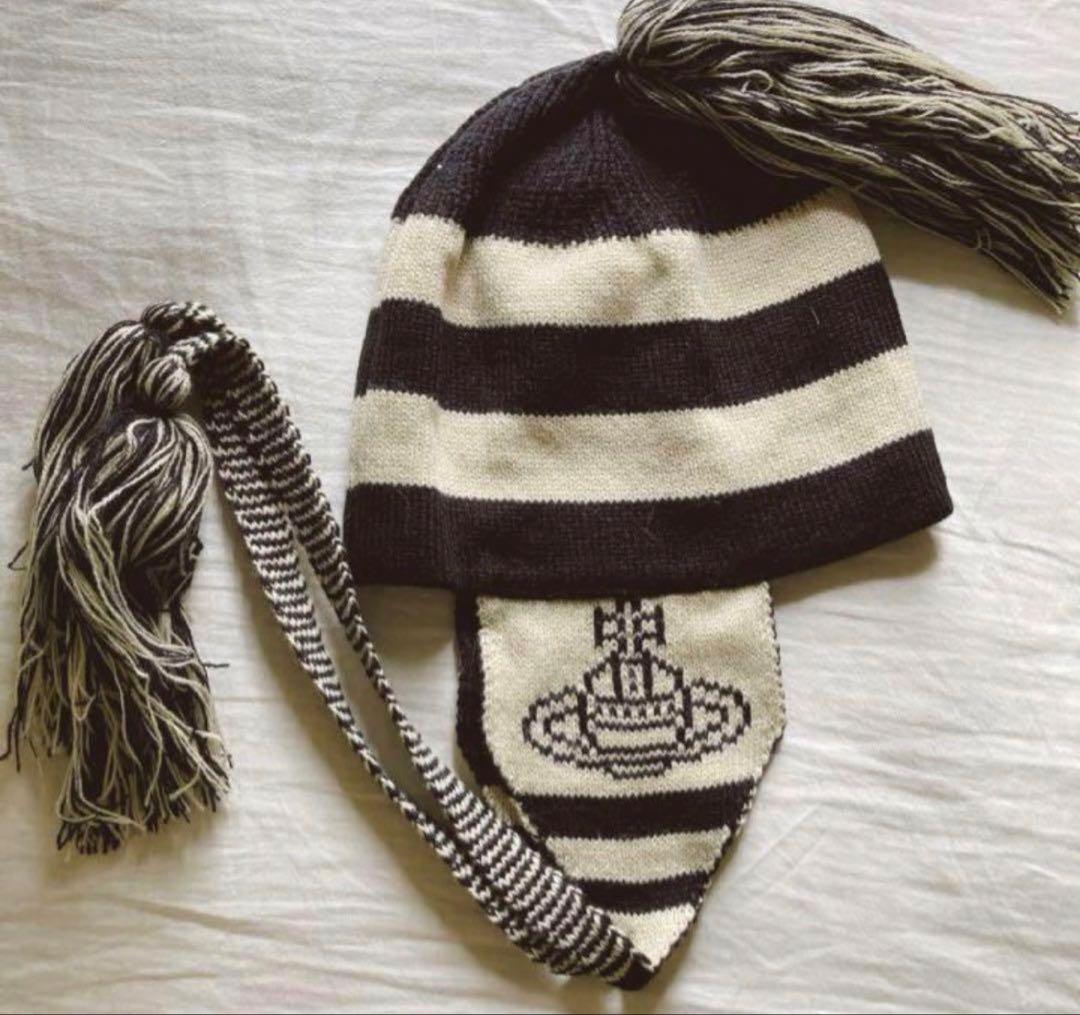 【レア】vivienne westwood 耳当て付きニット