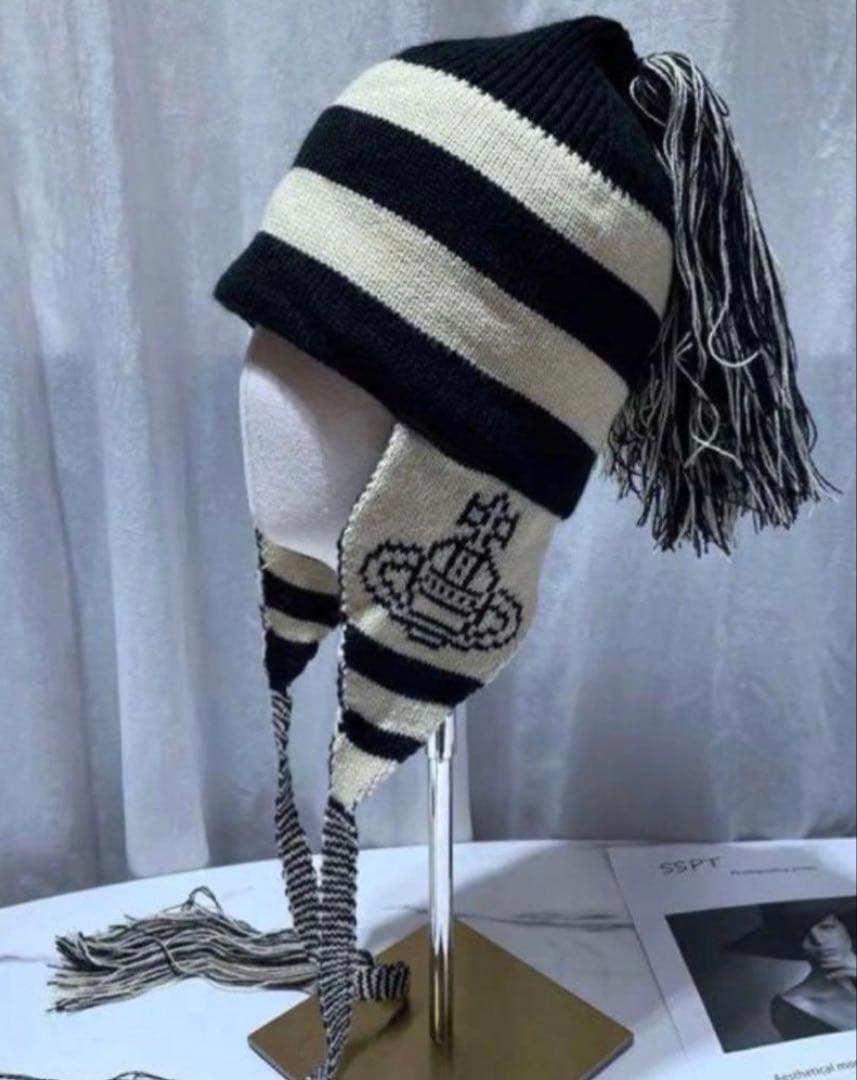 【レア】vivienne westwood 耳当て付きニット