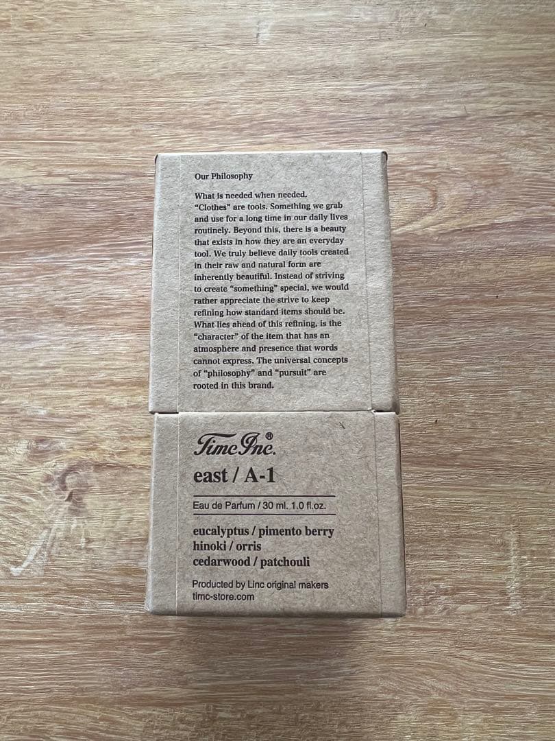 Timc Inc. east / A-1 30ml 香水　オードパルファン