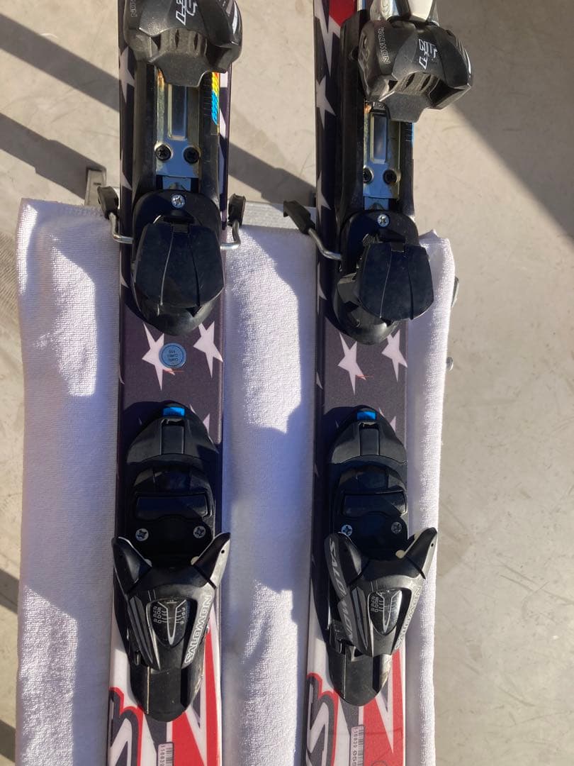 ショートスキー(ファン　ミッド　ミドル)ボードと解放ビィンディングのセット