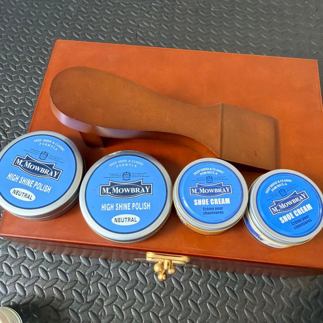 M. Mowbray 靴ケアセット 木製　シューケアRセット