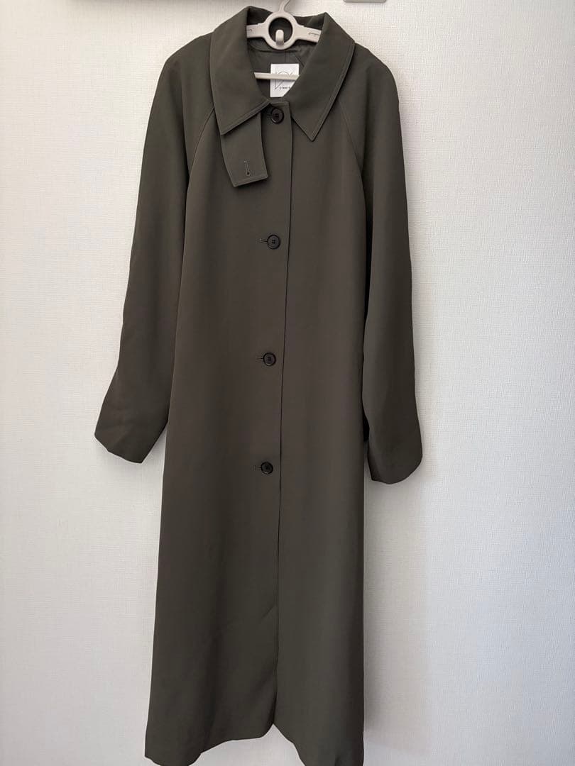 【週末限定】crewre ドレープステンカラーコートsize3
